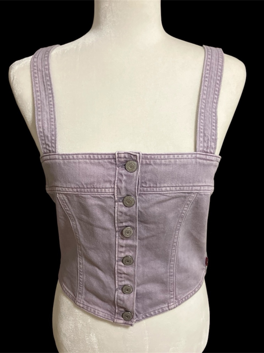 Levi’s Denim Lavender Corset Tank